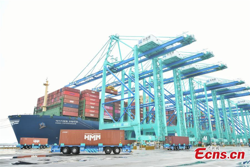 H Τιαντζίν ανοίγει νέα διαδρομή μεταφοράς εμπορευματοκιβωτίων στην Ευρώπη