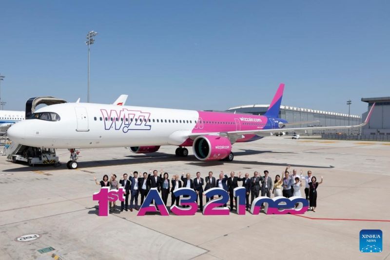 Αεροσκάφος Airbus συναρμολογημένο στην Κίνα παραδόθηκε σε ευρωπαϊκή αεροπορική εταιρεία