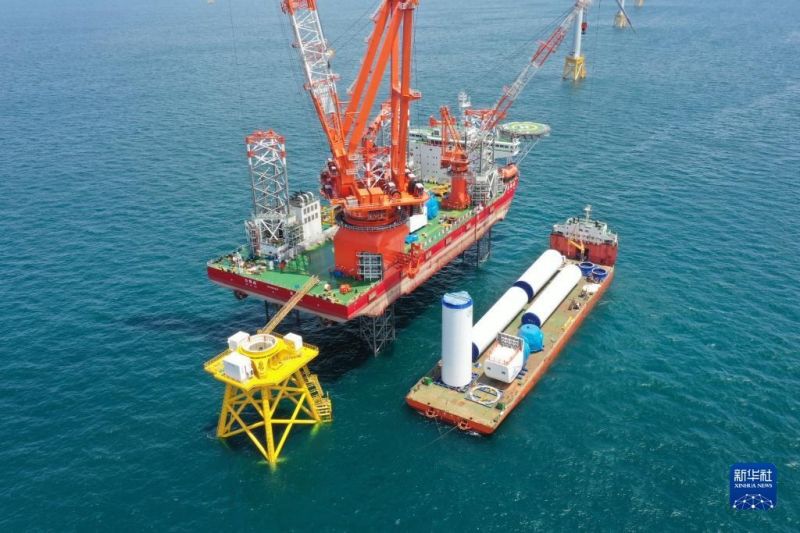 Η Κίνα ξεκινά την εγκατάσταση γιγαντιαίας ανεμογεννήτριας