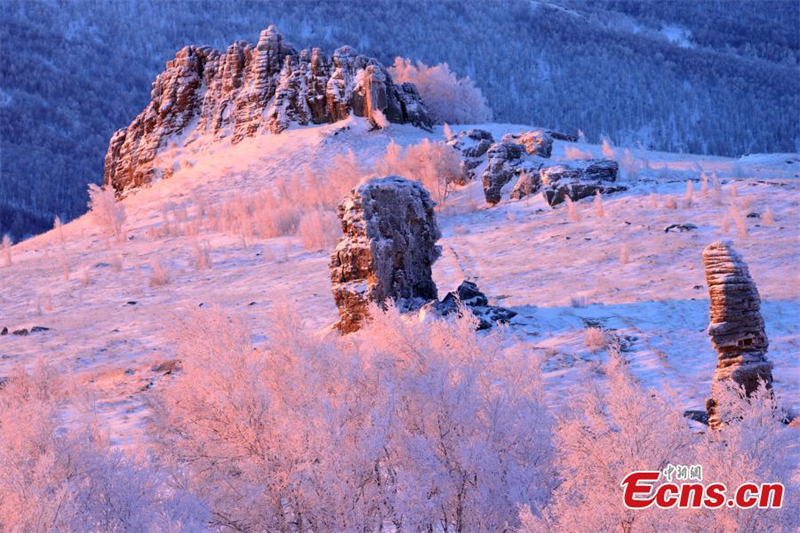Εντυπωσιακό τοπίο στο Πέτρινο Δάσος Ασιχατού