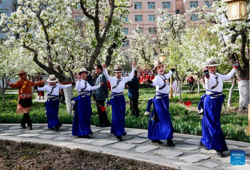 Κόσμος απολαμβάνει υπαίθριες δραστηριότητες καθώς ανοιξιάτικα λουλούδια ανθίζουν σε όλη την Κίνα