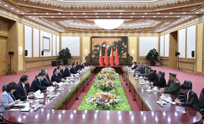 Ο Πρόεδρος Σι έχει συνομιλίες με τον Πρόεδρο του Ανατολικού Τιμόρ