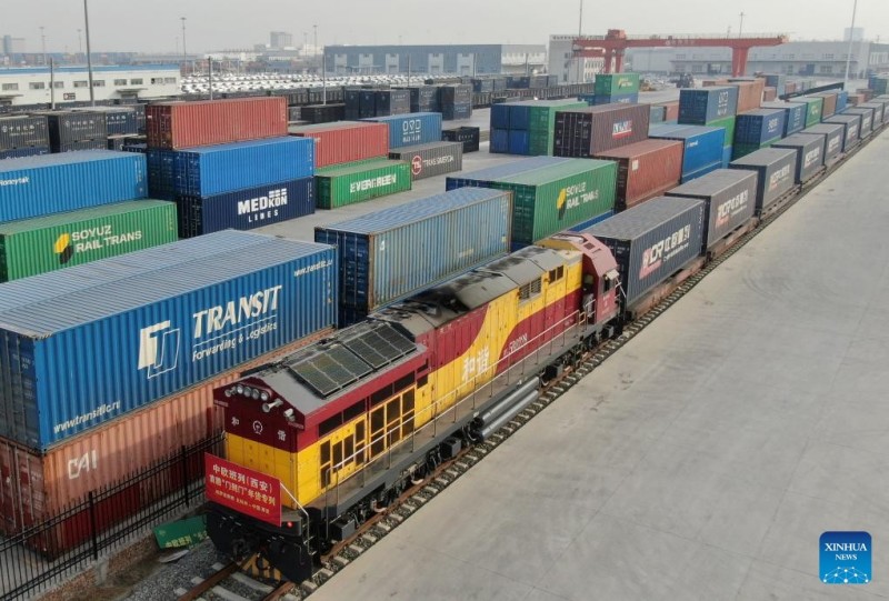 Αφίχθη η πρώτη εμπορική αμαξοστοιχία από το Καζακστάν εν όψει των εορτασμών της Άνοιξης