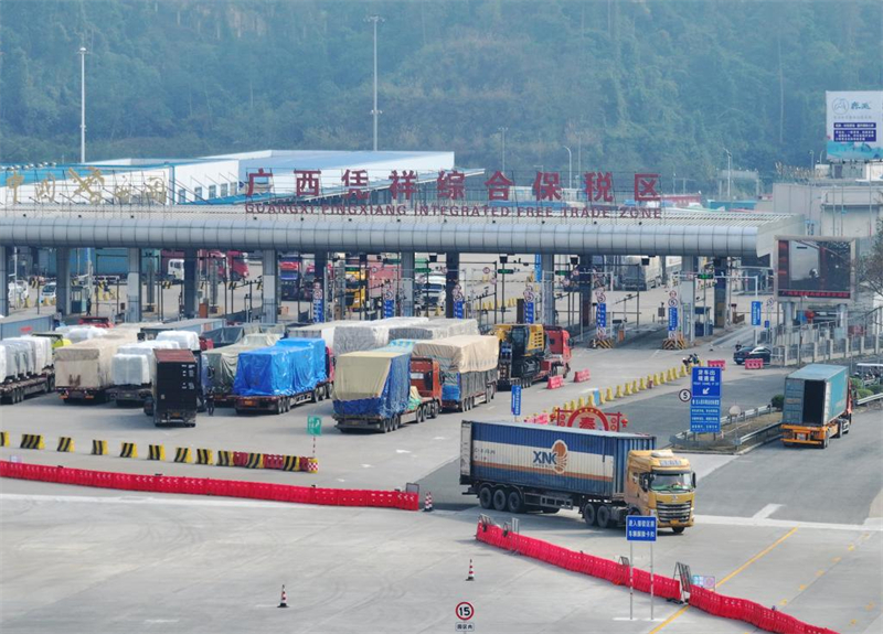 Αύξηση στη διασυνοριακή κίνηση στα σύνορα της Γκουανγκσί μεταξύ Κίνας και Βιετνάμ