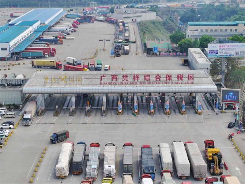 Αύξηση στη διασυνοριακή κίνηση στα σύνορα της Γκουανγκσί μεταξύ Κίνας και Βιετνάμ