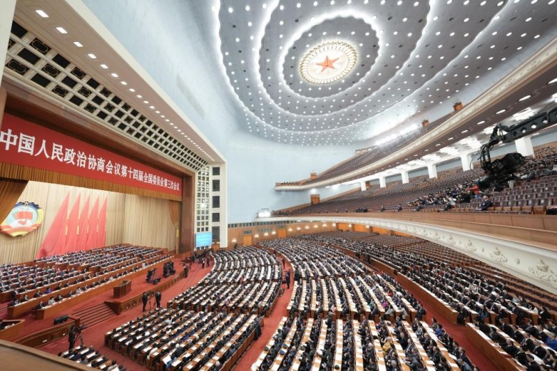 Η τρίτη ολομέλεια της τρίτης συνόδου της 14ης Εθνικής Επιτροπής της CPPCC έλαβε χώρα στο Πεκίνο