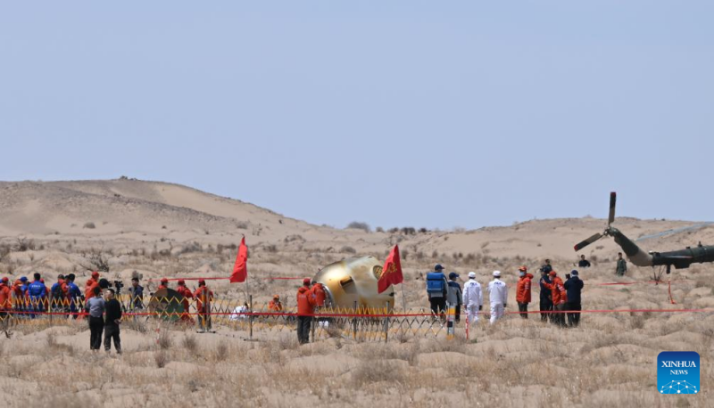 Επιτυχημένη επιστροφή της αποστολής Shenzhou-19: Οι τρεις αστροναύτες πάτησαν Γη σώοι και αβλαβείς