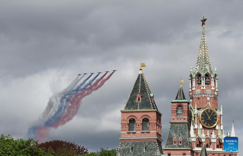 Εικόνες από την πρόβα της στρατιωτικής παρέλασης για την Ημέρα της Νίκης στη Μόσχα