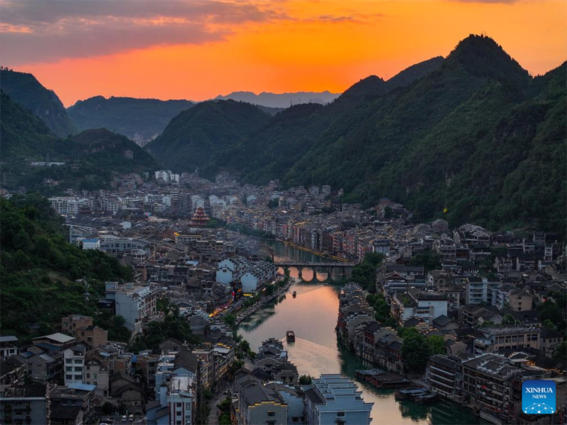 Άποψη της αρχαίας πόλης Τζενγιουάν στη νοτιοδυτική Κίνα