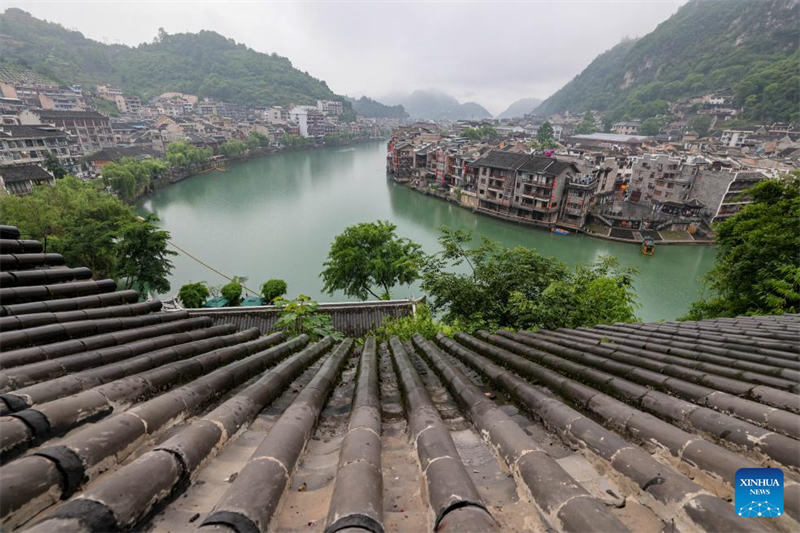 Άποψη της αρχαίας πόλης Τζενγιουάν στη νοτιοδυτική Κίνα