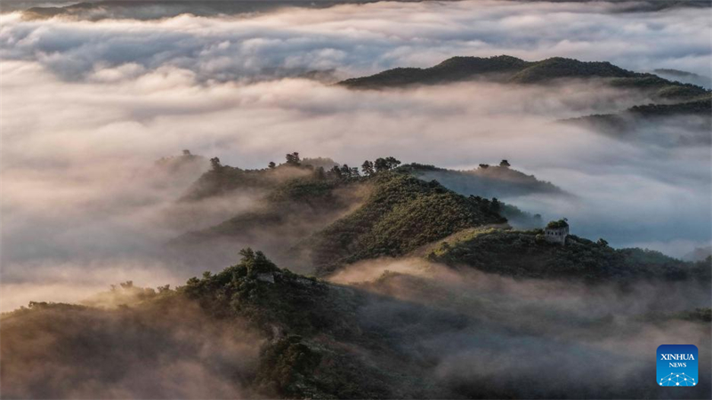Τοπίο του Σινικού Τείχους Χονγκσανκόου στην επαρχία Χεμπέι