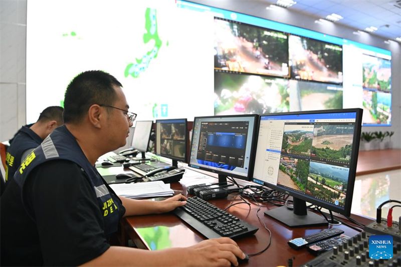 Επιχειρήσεις έκτακτης ανάγκης σε εξέλιξη για τα πλημμυρόπληκτα χωριά στον Δήμο Τιεντζίν