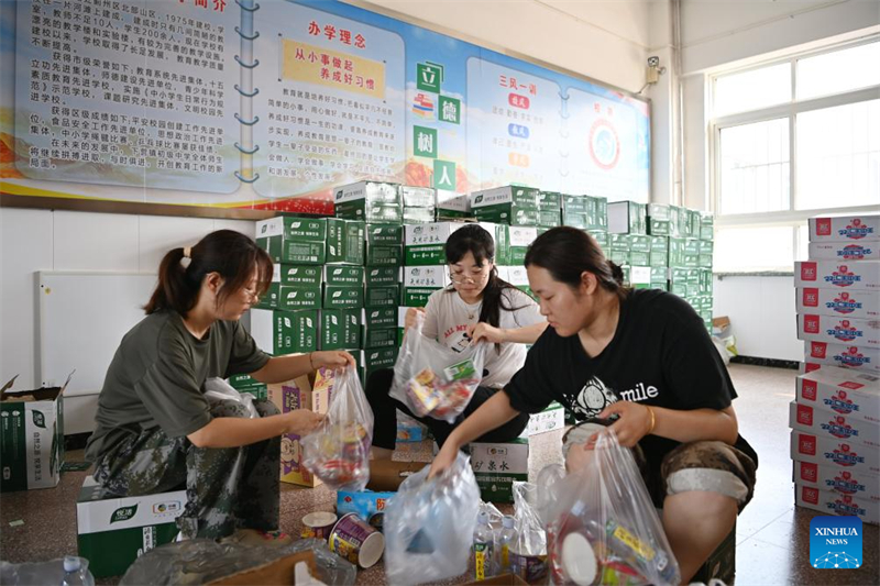 Επιχειρήσεις έκτακτης ανάγκης σε εξέλιξη για τα πλημμυρόπληκτα χωριά στον Δήμο Τιεντζίν