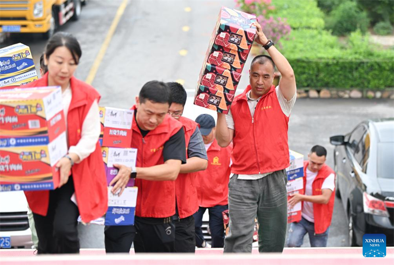 Επιχειρήσεις έκτακτης ανάγκης σε εξέλιξη για τα πλημμυρόπληκτα χωριά στον Δήμο Τιεντζίν