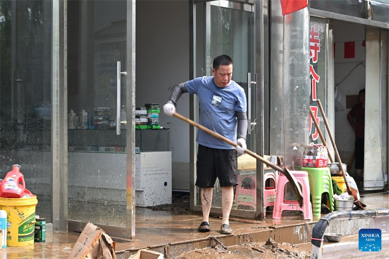 Επιχειρήσεις έκτακτης ανάγκης σε εξέλιξη για τα πλημμυρόπληκτα χωριά στον Δήμο Τιεντζίν