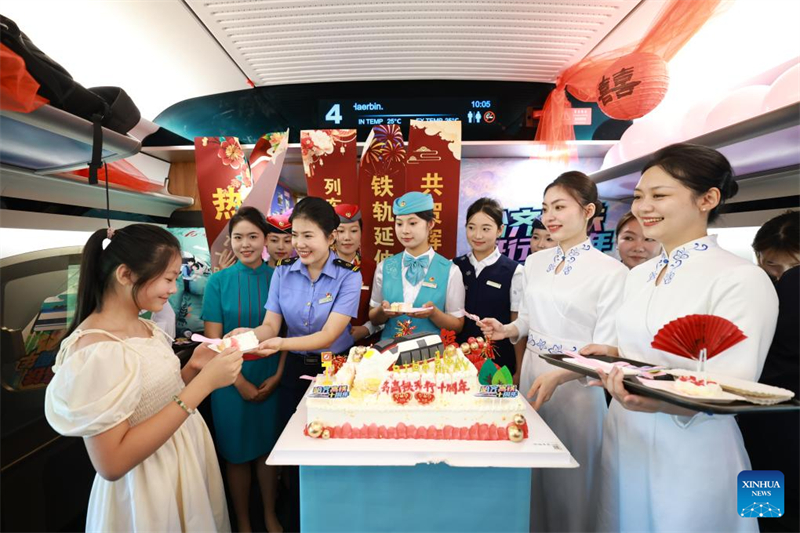 Η βορειότερη σιδηροδρομική γραμμή υψηλής ταχύτητας της Κίνας γιορτάζει τη 10η επέτειό της
