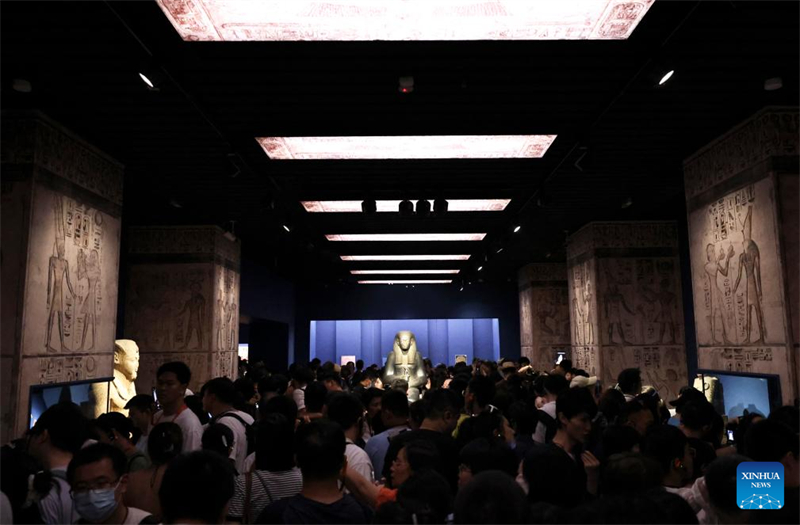 Η έκθεση με θέμα τον πολιτισμό της αρχαίας Αιγύπτου ολοκληρώθηκε στο Μουσείο της Σαγκάης