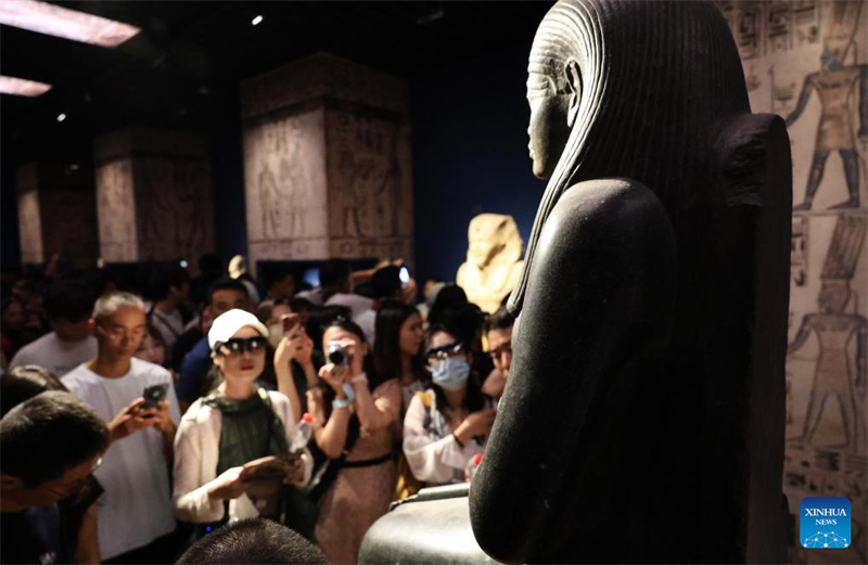 Η έκθεση με θέμα τον πολιτισμό της αρχαίας Αιγύπτου ολοκληρώθηκε στο Μουσείο της Σαγκάης