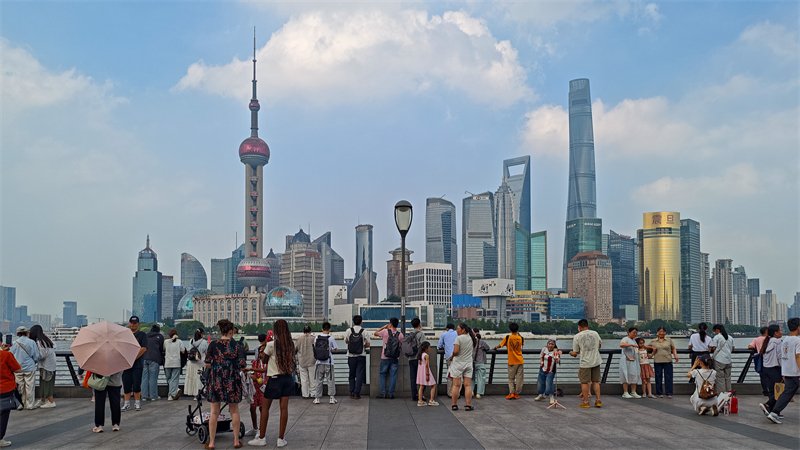 Μια άποψη του Bund στη Σαγκάη της ανατολικής Κίνας, 26 Ιουνίου 2025.