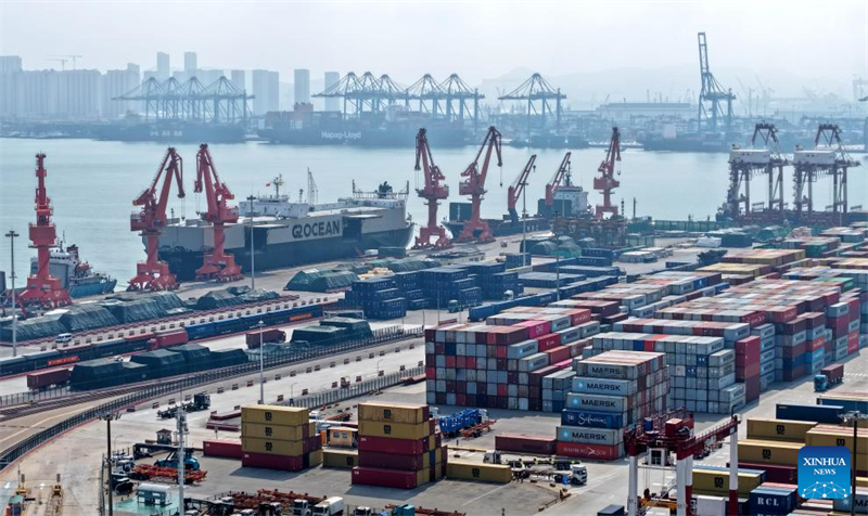 Το Λιμάνι Τσινγκντάο πρόσθεσε φέτος 22 νέες εξερχόμενες εμπορικές διαδρομές