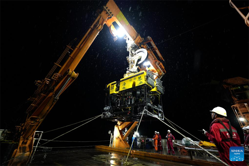 Το νέο εξερευνητικό σκάφος βαθιάς θάλασσας της Κίνας Χαϊτσίν ολοκληρώνει αποστολή στη Θάλασσα της Νότιας Κίνας