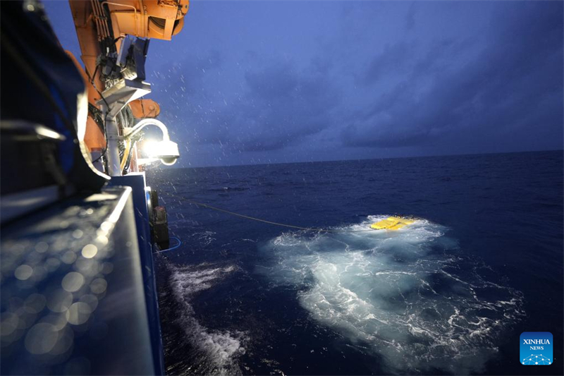 Το νέο εξερευνητικό σκάφος βαθιάς θάλασσας της Κίνας Χαϊτσίν ολοκληρώνει αποστολή στη Θάλασσα της Νότιας Κίνας