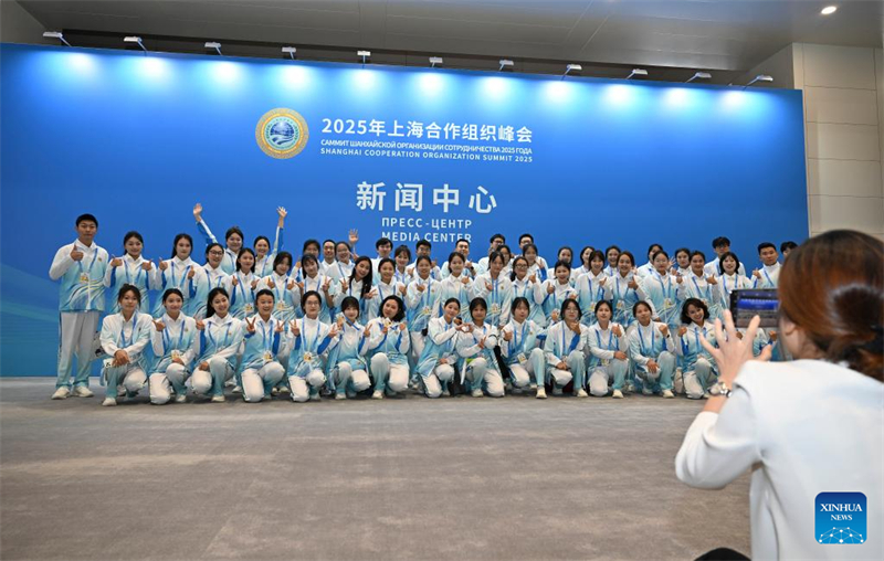 Ξεκίνησε το κέντρο Τύπου για τη Σύνοδο Κορυφής του Οργανισμού Συνεργασίας της Σαγκάης στον Δήμο Τιεντζίν