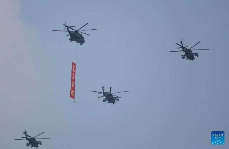 (Φωτογραφίες) Η παρέλαση της Κίνας για την Ημέρα της Νίκης πραγματοποιήθηκε στο Πεκίνο