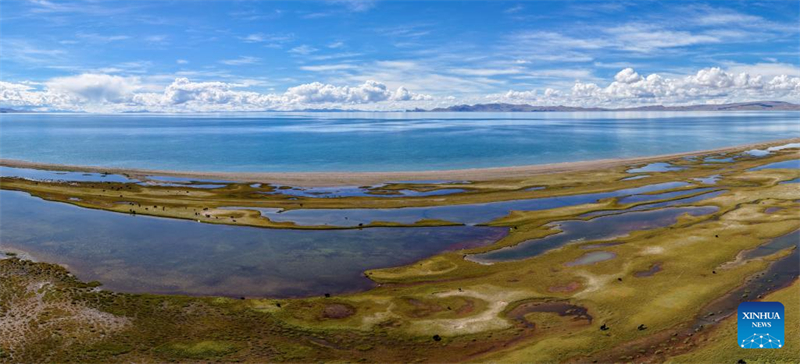 Τοπίο της Λίμνης Ναμ Τσο της Αυτόνομη Περιοχή Σιτζάνγκ