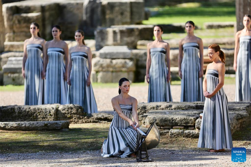 Γενική πρόβα της τελετής αφής της Ολυμπιακής φλόγας για τους Χειμερινούς Ολυμπιακούς Αγώνες Μιλάνου-Κορτίνα 2026