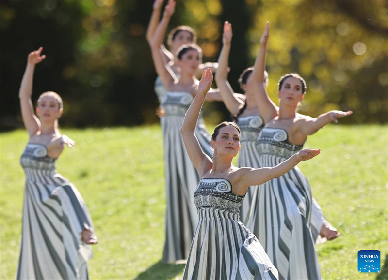 Γενική πρόβα της τελετής αφής της Ολυμπιακής φλόγας για τους Χειμερινούς Ολυμπιακούς Αγώνες Μιλάνου-Κορτίνα 2026