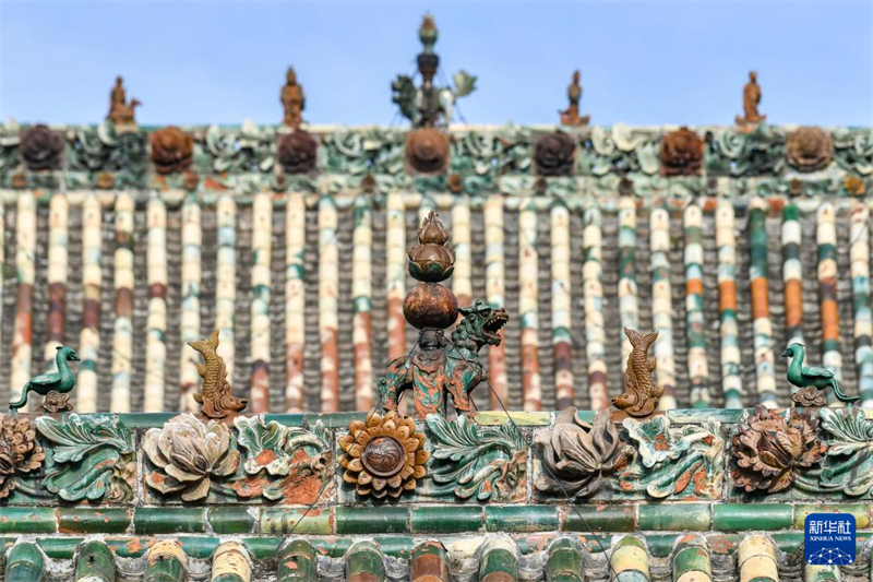 «Ξωτικά» σκαρφαλωμένα στις κορυφές αρχαίων στεγών