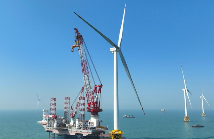 Εγκατάσταση υπεράκτιας ανεμογεννήτριας 20 μεγαβάτ στην επαρχία Φουτζιέν της Κίνας