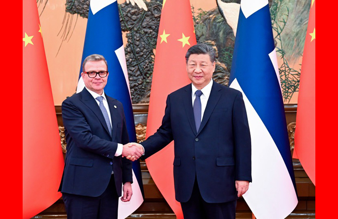 Ο Πρόεδρος Σι καλωσορίζει τις φινλανδικές επιχειρήσεις να «κολυμπήσουν στον απέραντο ωκεανό της κινεζικής αγοράς»