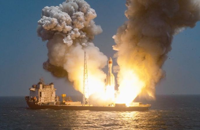 Ο κινεζικός πύραυλος «Gravity-1» εκτοξεύει νέους δορυφόρους από τη θάλασσα