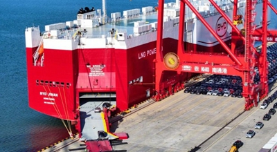 7.273 οχήματα νέας ενέργειας αναχωρούν από τη Ναντόνγκ της Τζιανγκσού με προορισμό την Ευρώπη